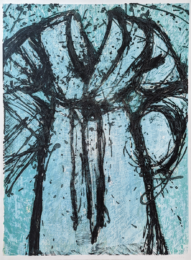 The Blue Carborundum Robe by Jim Dine at Jim Kempner Fine Art
