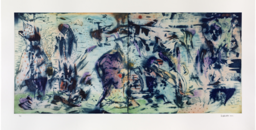 The Rising Sun by Ali Banisadr at Jim Kempner Fine Art
