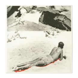 Two Figures (One with Shadow) from Hegel’s Cellar Portfolio by John Baldessari at Taglialatella Galleries