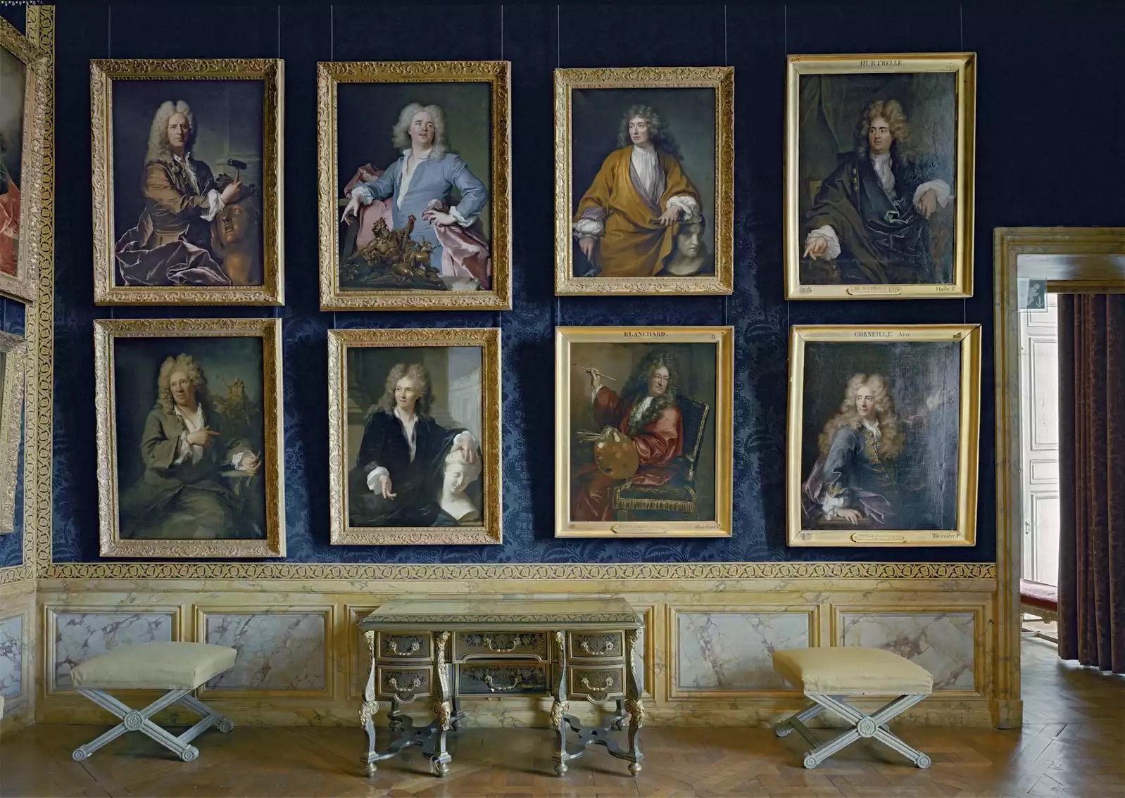 Salle du XVIIeme Portraits des Peintres de la Cour, No. 1, Versailles by Robert Polidori