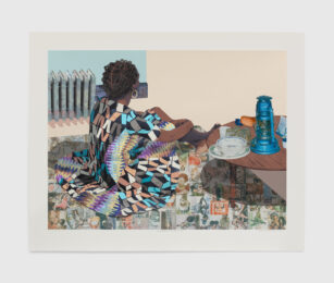 “The Beautyful Ones” May Have Arrived by Njideka Akunyili Crosby at Highpoint Editions