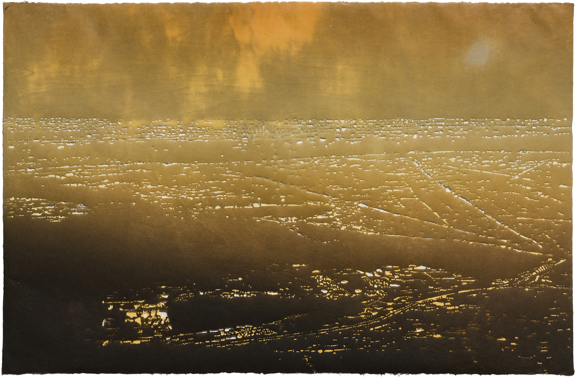 Aerial: Fire Sky No. 1 by Susan Goethel Campbell
