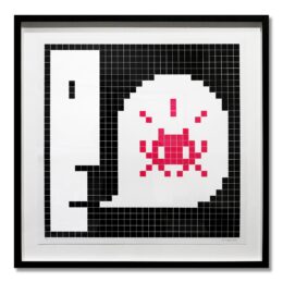 Alert: System Infected (Magenta) by Invader at Taglialatella Galleries