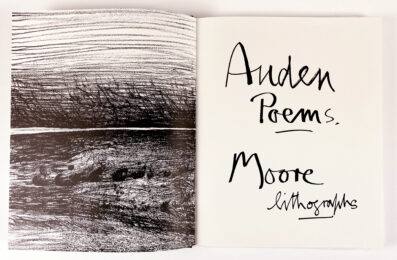 Auden Poems/Moore Lithographs book (Edition B) by Henry Moore at Petersburg Press