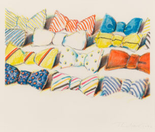 Bow Ties by Wayne Thiebaud at Susan Sheehan Gallery