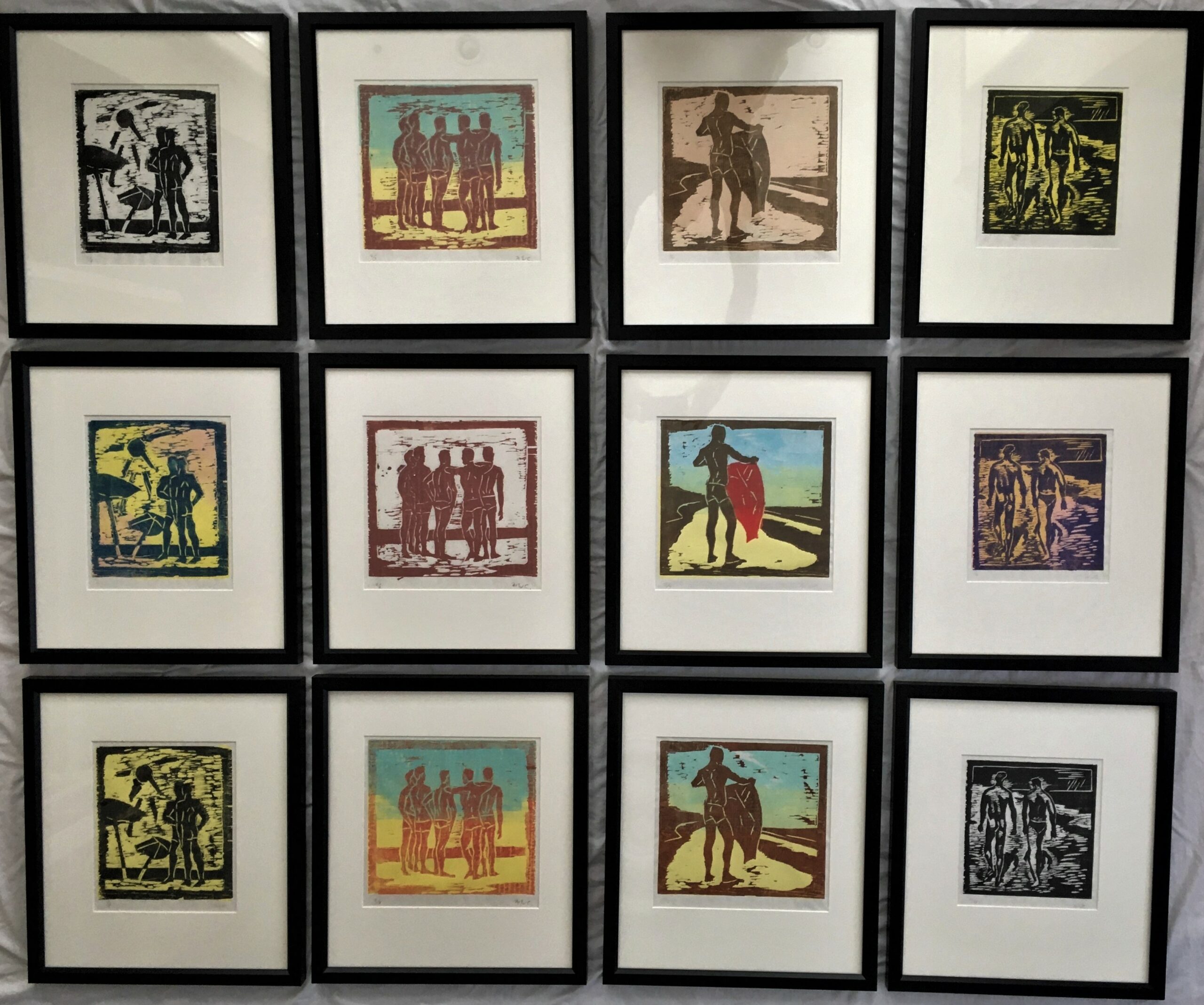 Woodcut Installation by McWillie Chambers