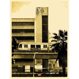 Covert to Overt: Big Brother – Gold by Shepard Fairey at Dovehouse Contemporary