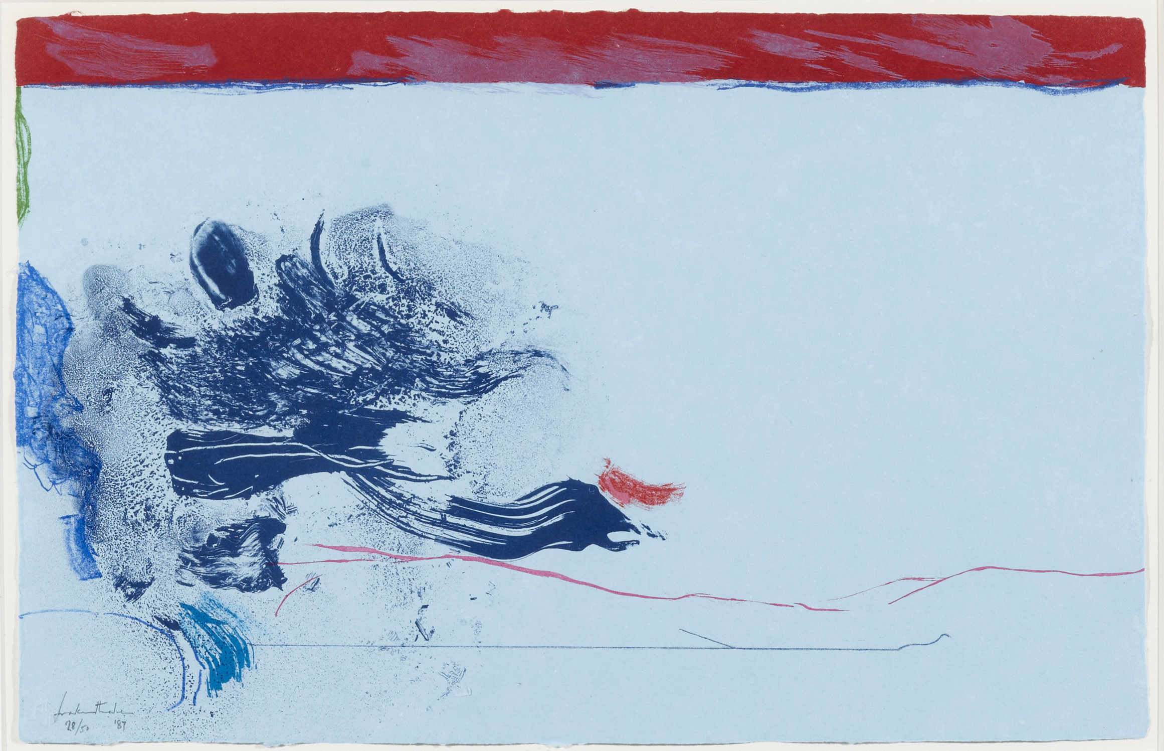 In The Wings by Helen Frankenthaler