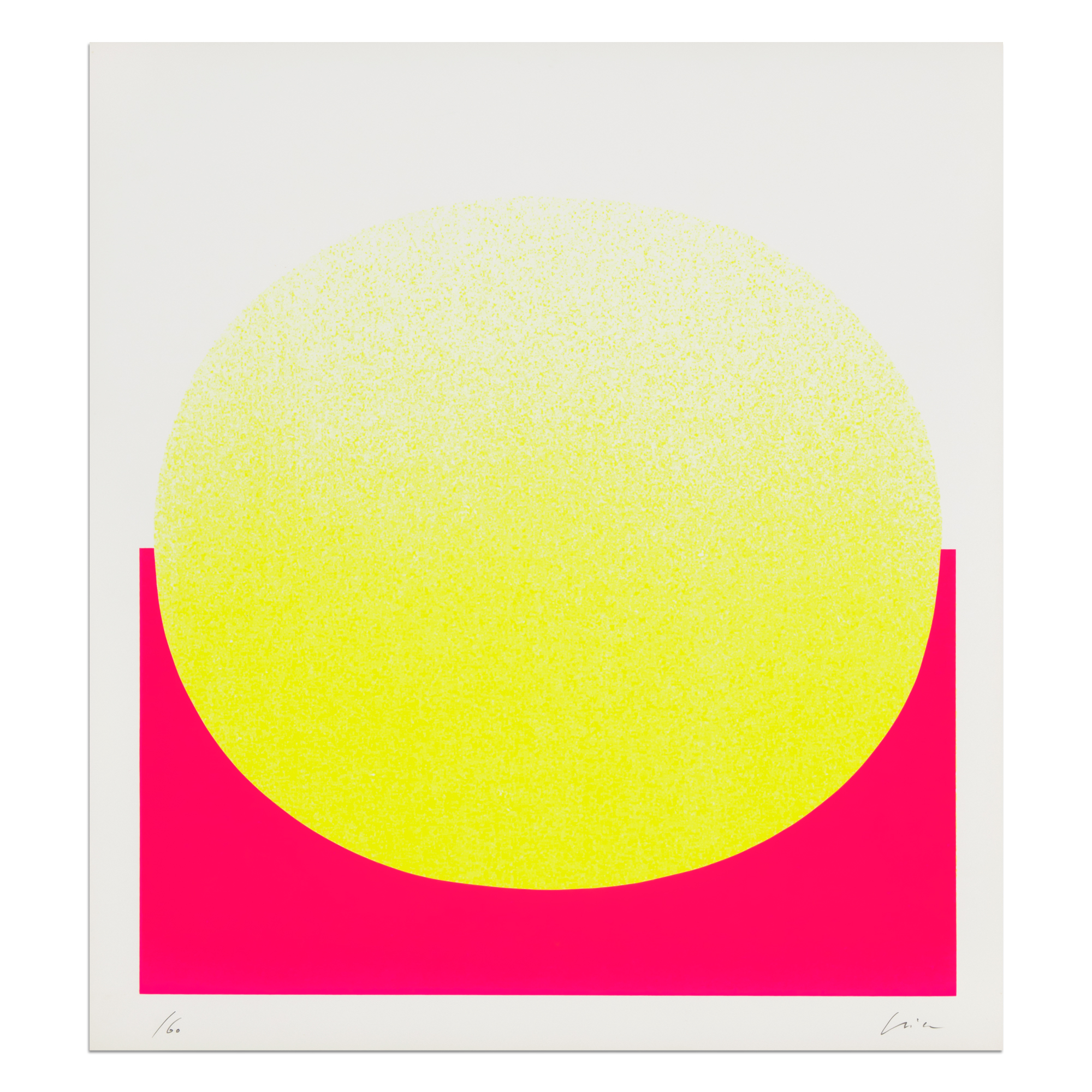 Yellow on Red by Rupprecht Geiger