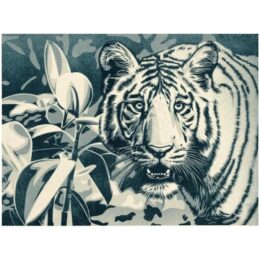 Grace and Power Under Pressure – Blue by Shepard Fairey at Dovehouse Contemporary