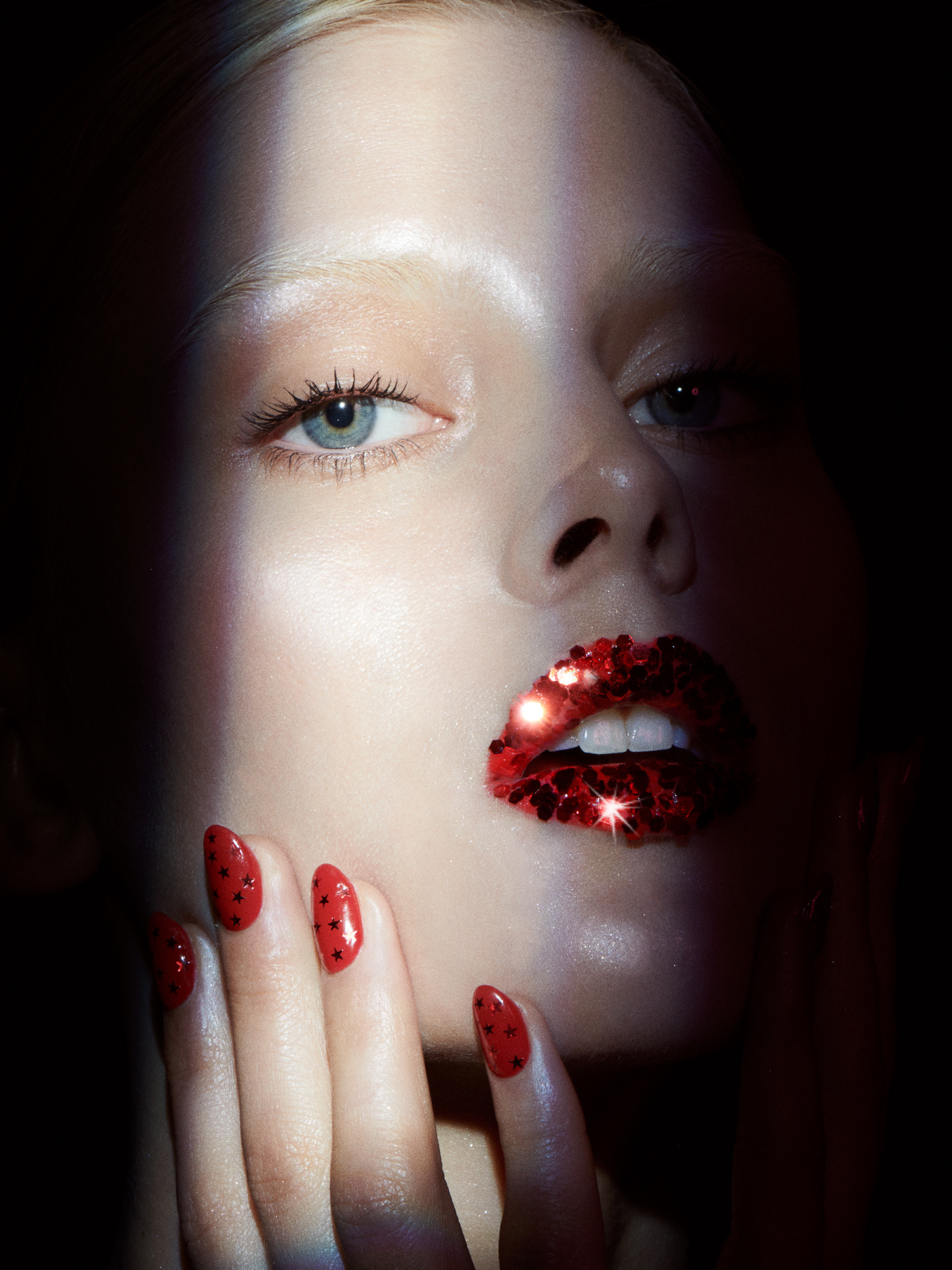 Sandra, Lips II by Jamie Nelson