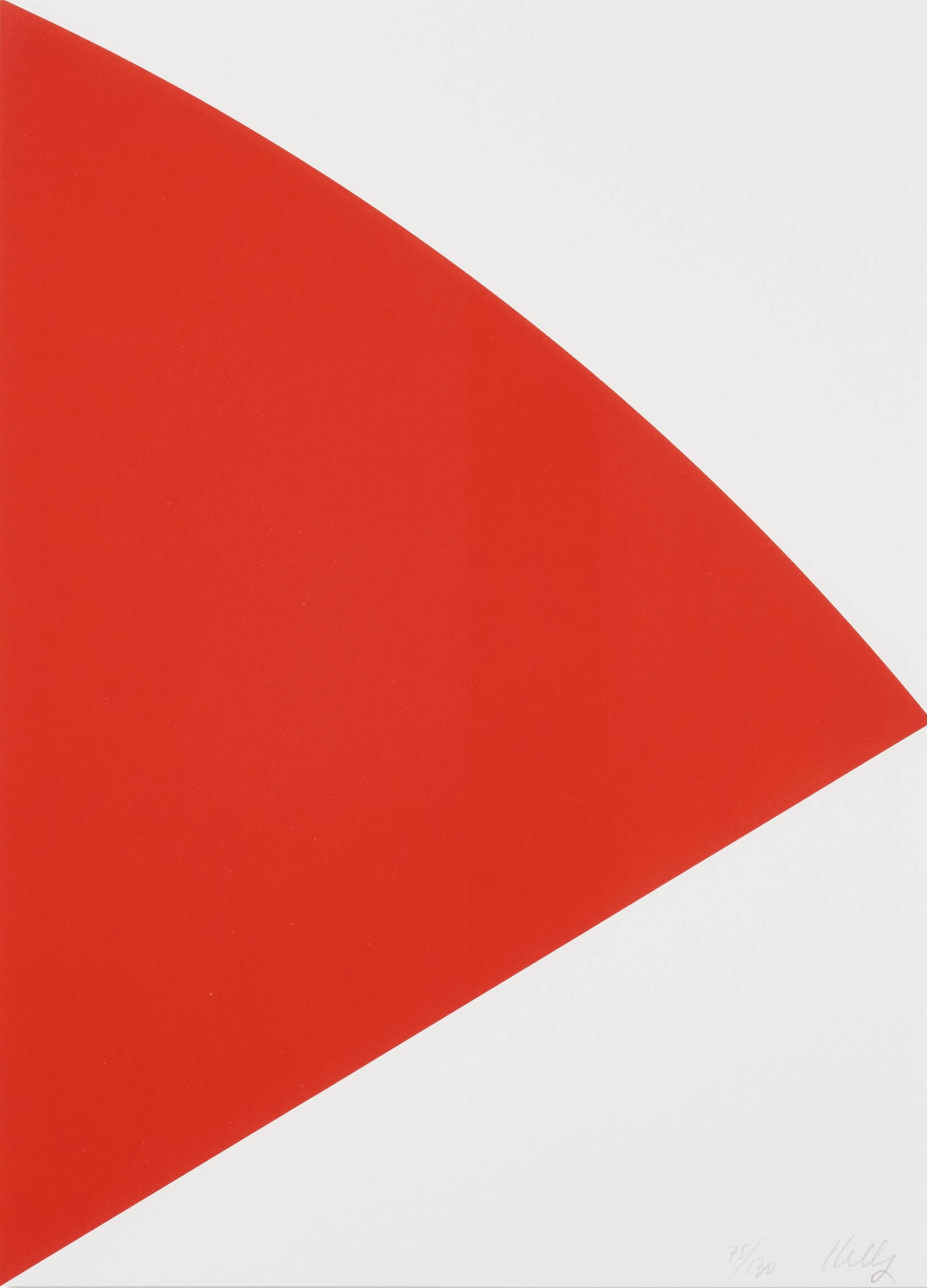 Red Curve (For Joel) by Ellsworth Kelly