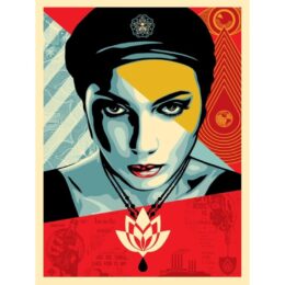 Lotus Woman by Shepard Fairey at Dovehouse Contemporary