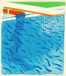 Pool by David Hockney at Dovehouse Contemporary