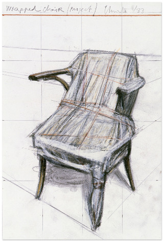 Wrapped Chair (Project) by Christo MLTPL