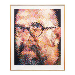 Self Portrait by Chuck Close at Taglialatella Galleries