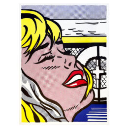 Shipboard Girl by Roy Lichtenstein at Taglialatella Galleries