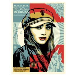 The Future Is Equal by Shepard Fairey at Dovehouse Contemporary