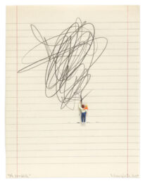 The Scribble by Liliana Porter at Krakow Witkin Gallery