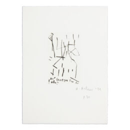 Untitled (Ich will erstmal ‘ne Cola!) by André Butzer at MLTPL