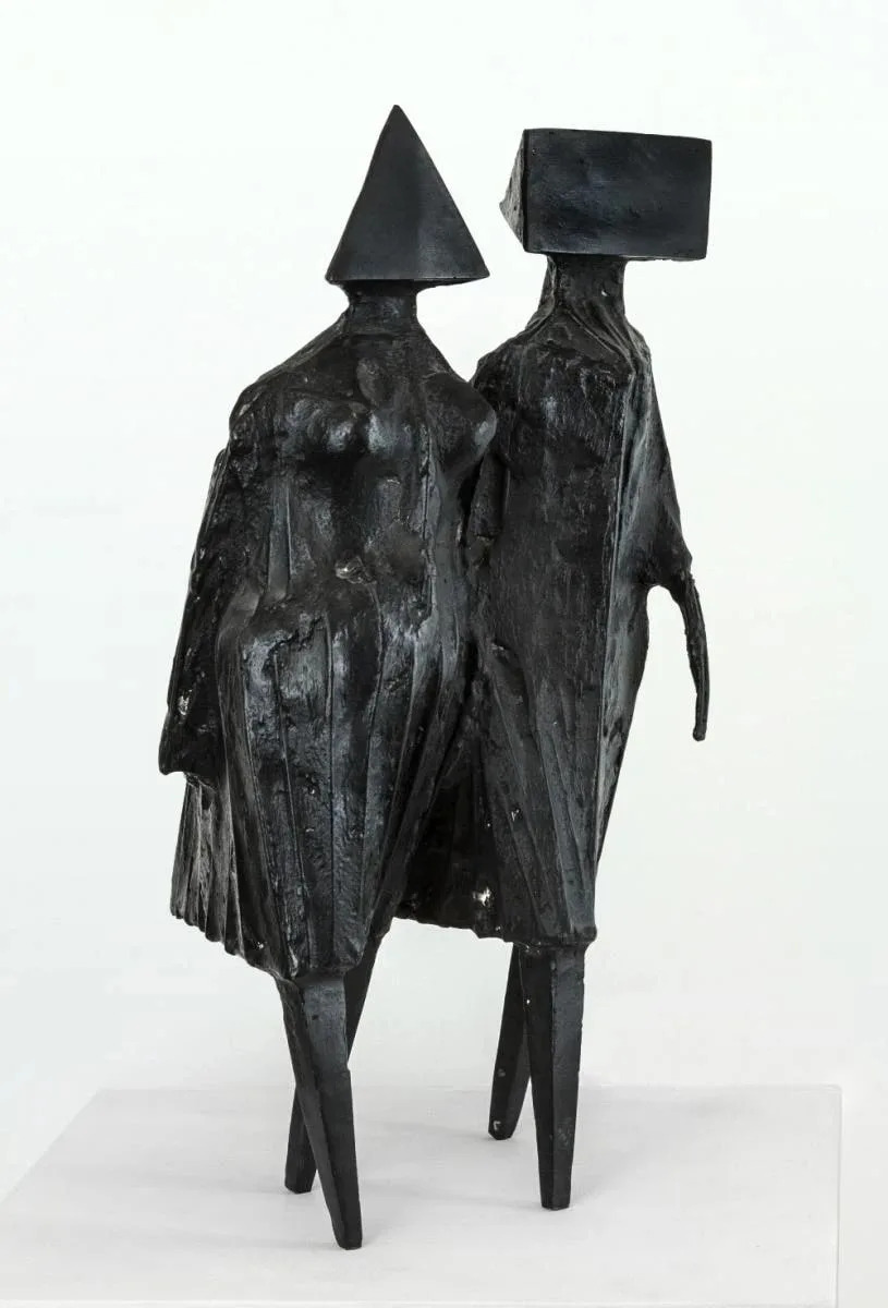 Maquette VII Walking Couple by Lynn Chadwick