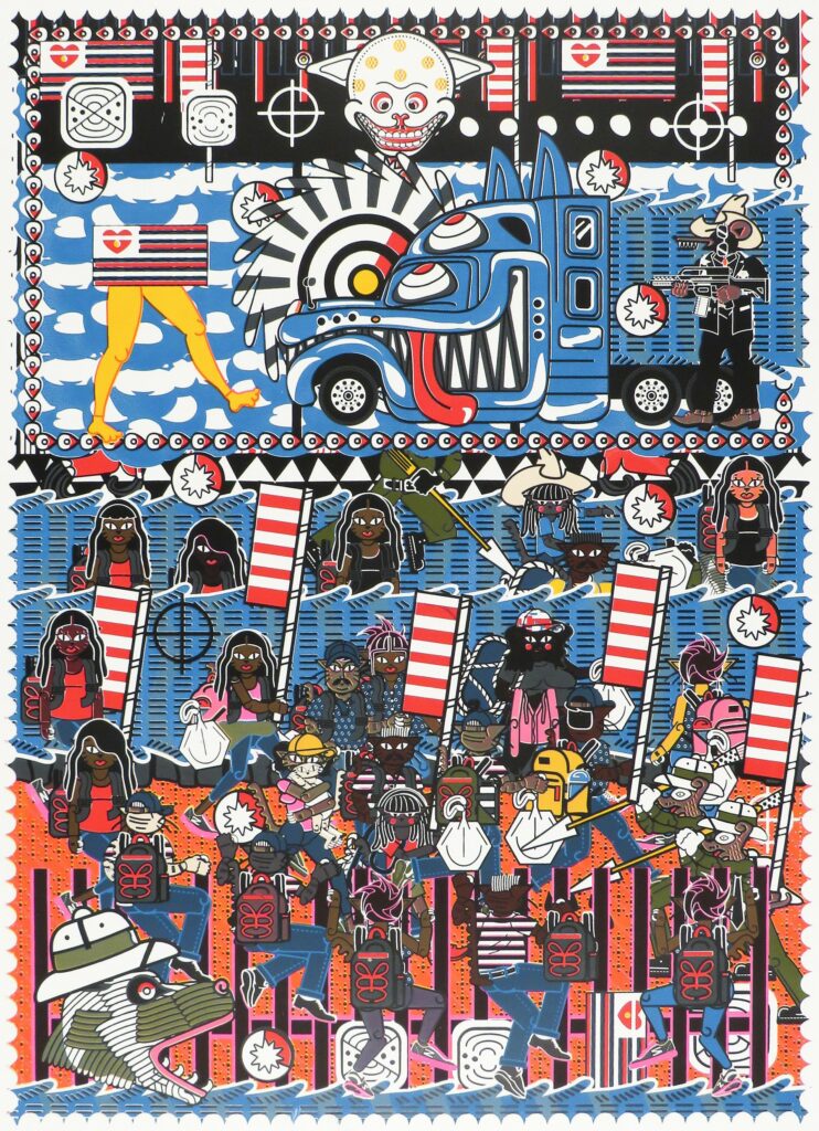 Grand Migration Caravan, 2018, Michael Menchaca