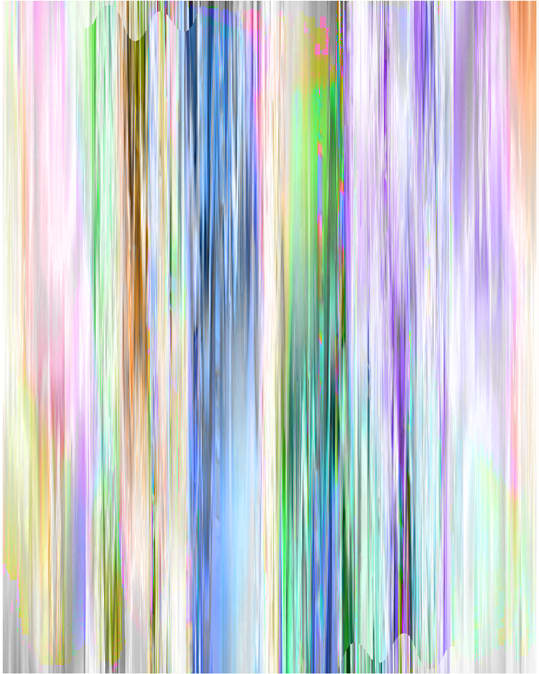 Waste Painting #8.10, 2019, Peter Saville