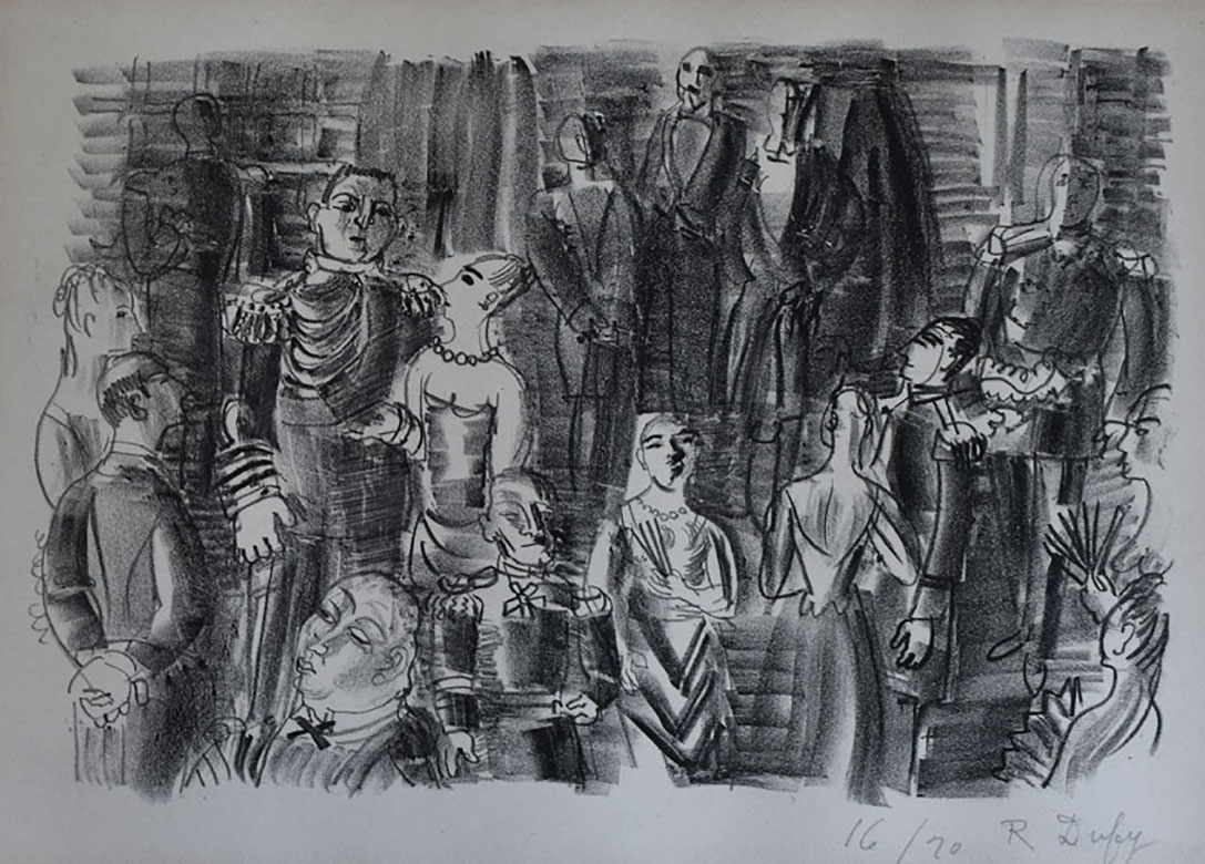 The Admiral’s Ball | Le Bal chez l’amiral by Raoul Dufy