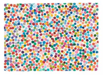 ‘Throwing Stuff Away’ (The Currency – 353) by Damien Hirst at Dovehouse Contemporary
