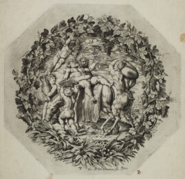 A Bacchanal with Drunken Silenus by Giovanni Battista Costantini at Sarah Sauvin