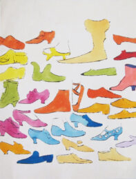 A la Recherche du Shoe Perdu (cover verso) by Andy Warhol at Hamilton-Selway Fine Art