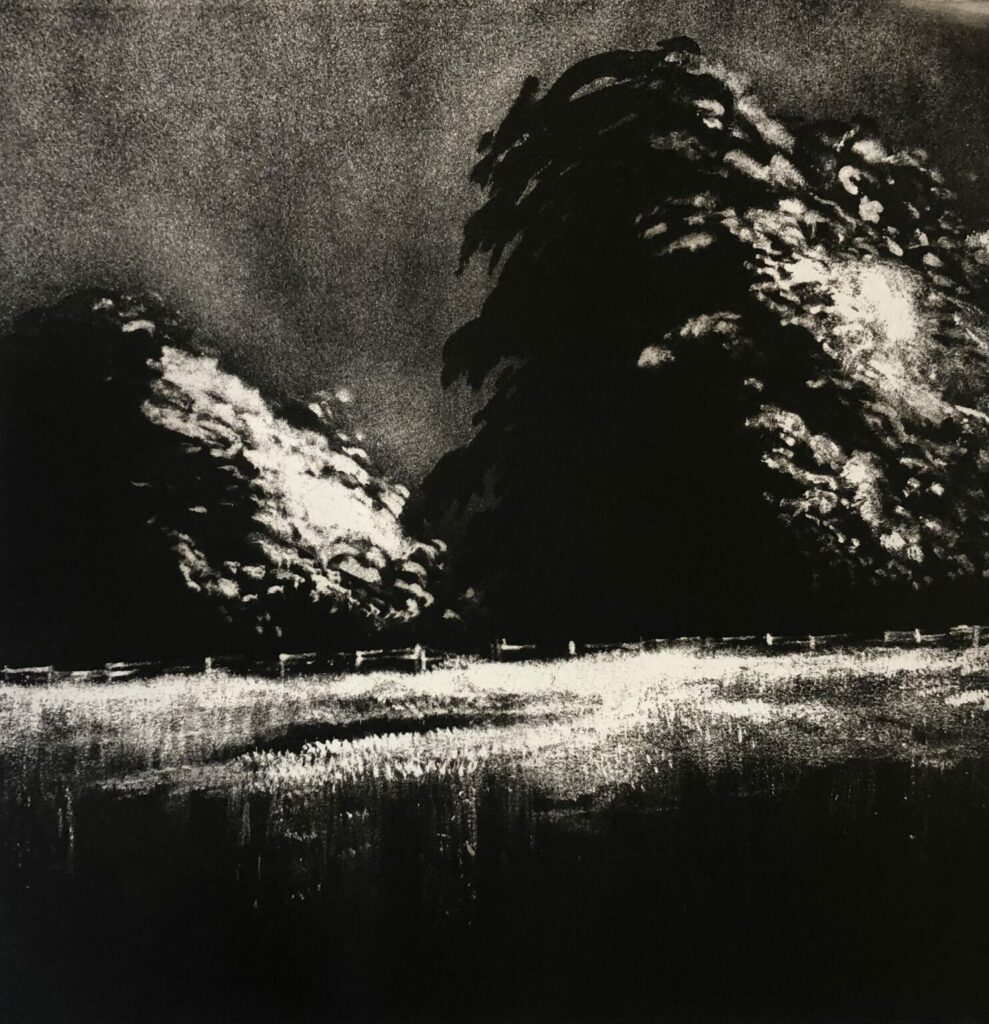 Windrush Cornfield, 1985, Norman Ackroyd, Eames Fine Art