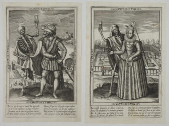 Allegory of Death – A pair of engravings by Collaert Family (attributed to) at Sarah Sauvin