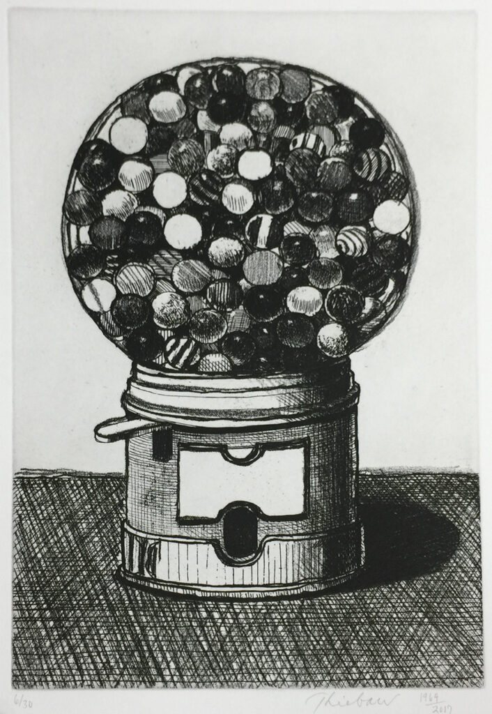 Dark Gumball Machine by Wayne Thiebaud Jonathan Novak Contemporary Art