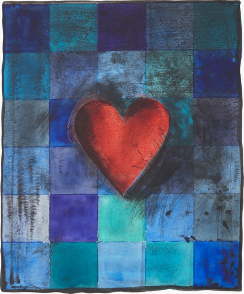Hart in Blu, Jim Dine, The White House Gallery