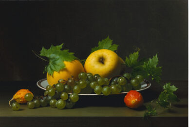 Early American, Still Life with Balsam Apples by Sharon Core at Lincoln Center Editions