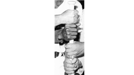 Four Hands and a Baseball Bat by John Baldessari at Lincoln Center Editions