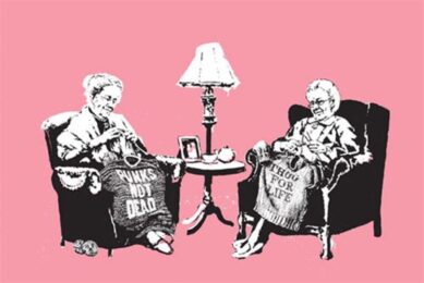 Grannies by Banksy at Zebra One