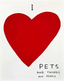 I Love Pets by David Shrigley at Dovehouse Contemporary