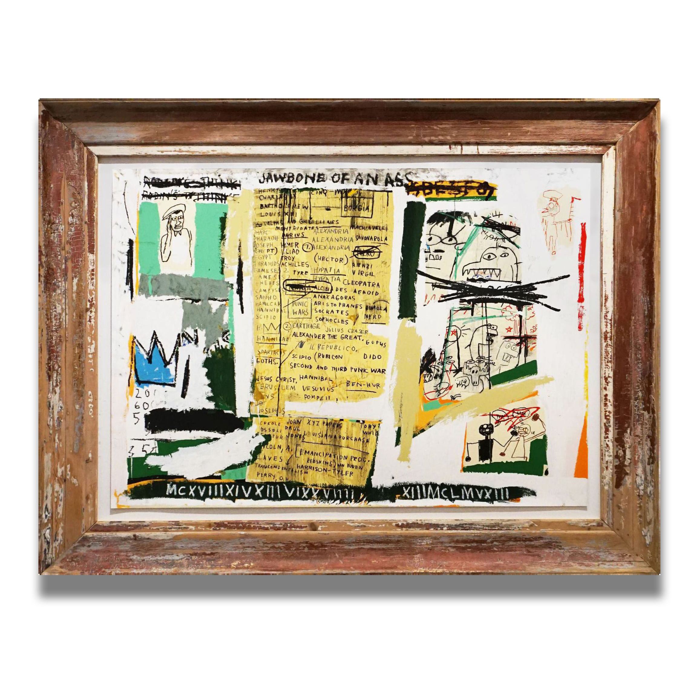 Jawbone of an Ass by Jean-Michel Basquiat