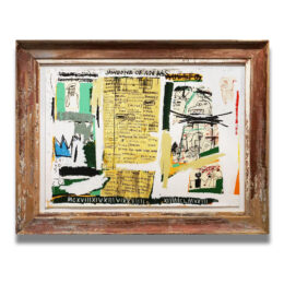 Jawbone of an Ass by Jean-Michel Basquiat at Taglialatella Galleries