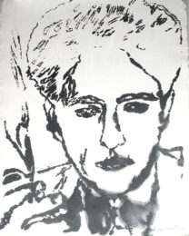 Jean Cocteau by Andy Warhol at Hamilton-Selway Fine Art