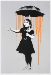 Nola (Orange) by Banksy at Zebra One