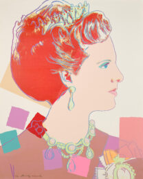 Queen Margrethe II of Denmark (FS II.344) by Andy Warhol at Revolver Gallery