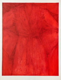 Red Sitting with Me by Jim Dine at Jim Kempner Fine Art