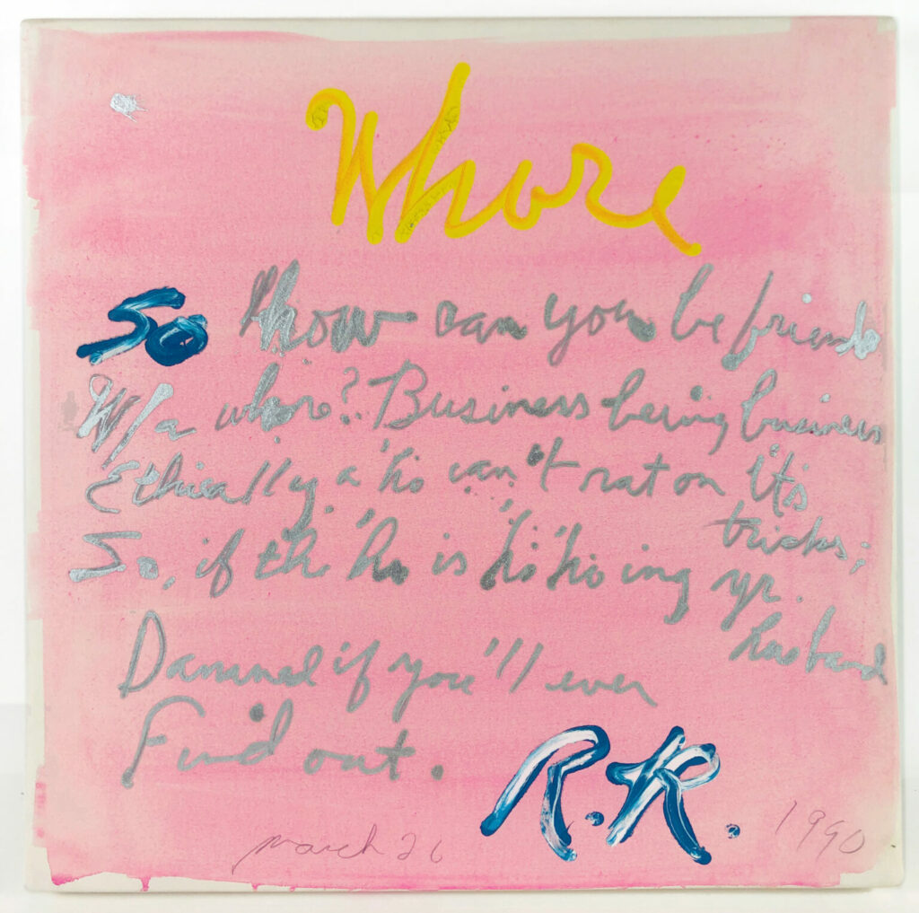 Whore by Rene Ricard
