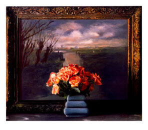 Roses with Dutch Landscape by Ben Schonzeit at Lincoln Center Editions
