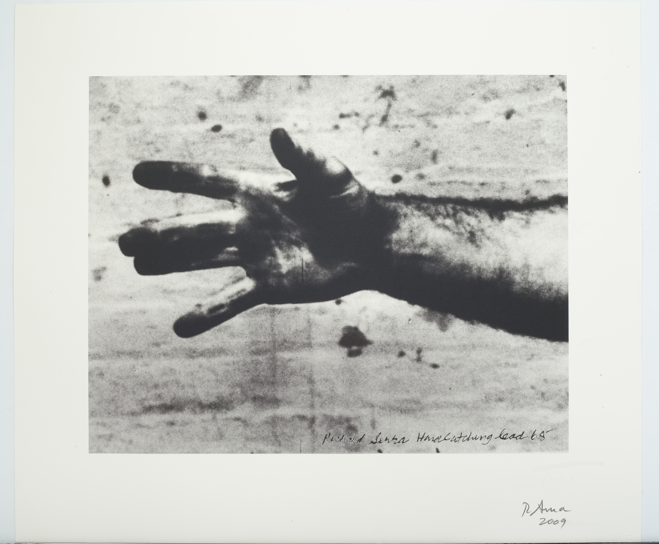 Still from “Hand Catching Lead” by Richard Serra