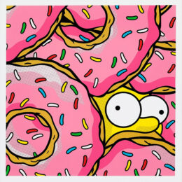 Strawberry Donuts by Jerkface at Dovehouse Contemporary