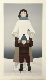 The Skaters by Will Barnet at ebo Gallery